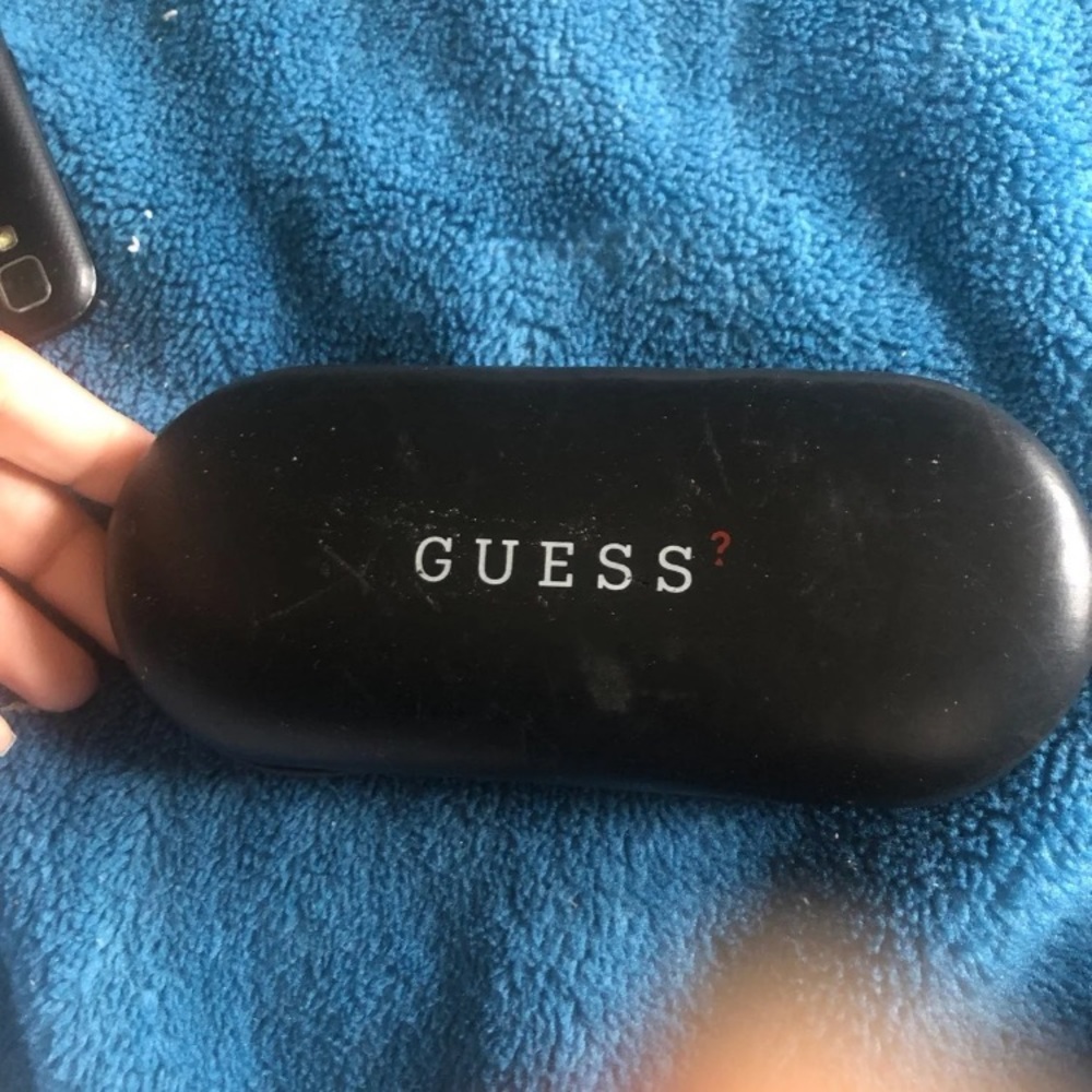 Guess eyeglass case